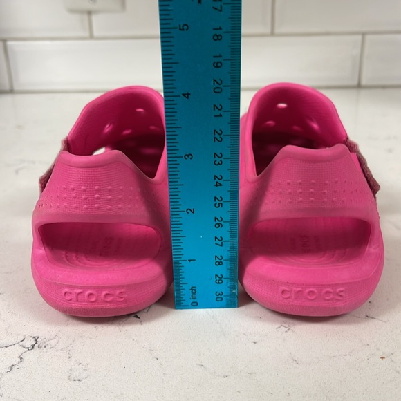 Crocs Unisex-Child Swiftwater Wave Sandals Sport Sandal Kids Junior Size 2 Pink - Picture 4 of 16